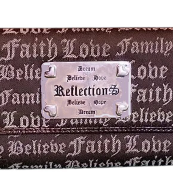 Reflections Love Faith Tri-Fold Wallet - Picture 3 of 4